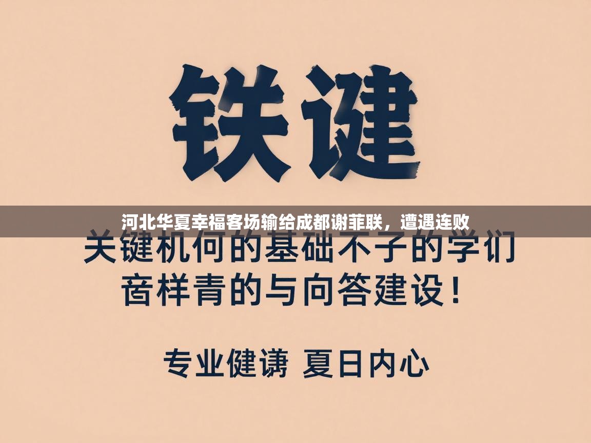 开云体育赛事比分直播-河北华夏幸福客场输给成都谢菲联，遭遇连败  第3张